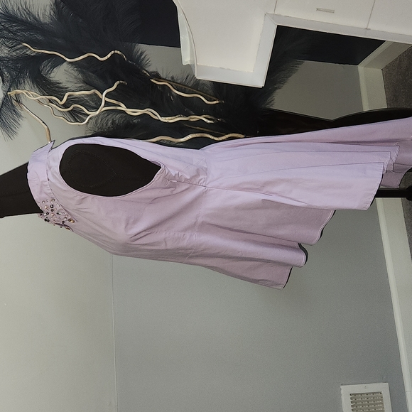 Lavender Peplum High low 💜 top - Picture 4 of 8